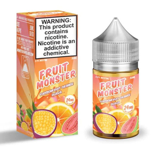 Jam Monster (LIQ Salt)(30mL) Fruit  -  Qty per pack 1 Passionfruit Orange Guava 48mg