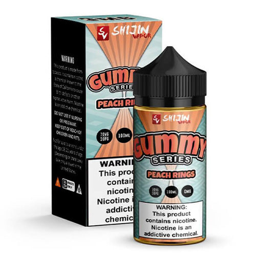 Gummy O's (LIQ FB)(100mL)  -  Qty per pack 1 Peach Rings 03mg