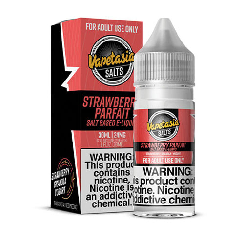 Vapetasia (LIQ Salt)(30mL)  -  Qty per pack 1 Strawberry Parfait 24mg