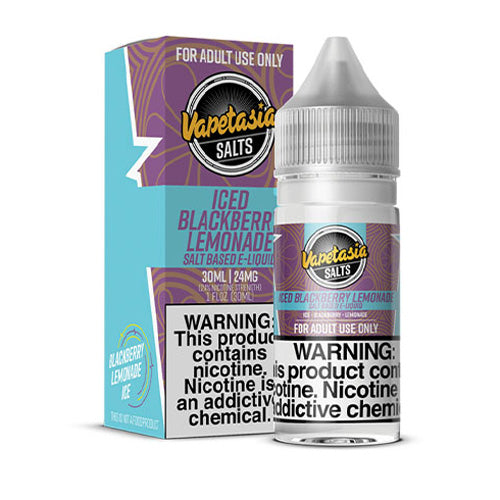 Vapetasia (LIQ Salt)(30mL)  -  Qty per pack 1 Iced Blackberry Lemonade 24mg