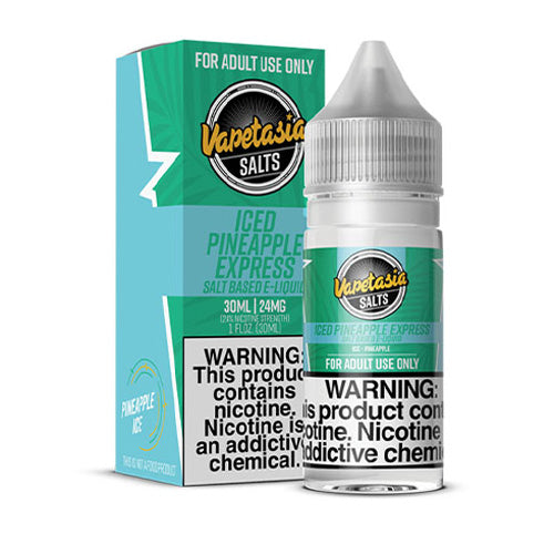 Vapetasia (LIQ Salt)(30mL)  -  Qty per pack 1 Iced Pineapple Express 24mg