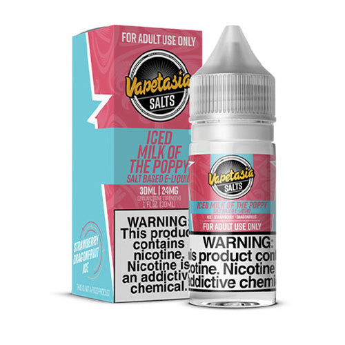 Vapetasia (LIQ Salt)(30mL)  -  Qty per pack 1 Iced Milk of The Poppy 24mg