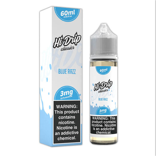 Hi Drip (LIQ FB)(60mL) *  -  Qty per pack 1 Blue Razz 03mg