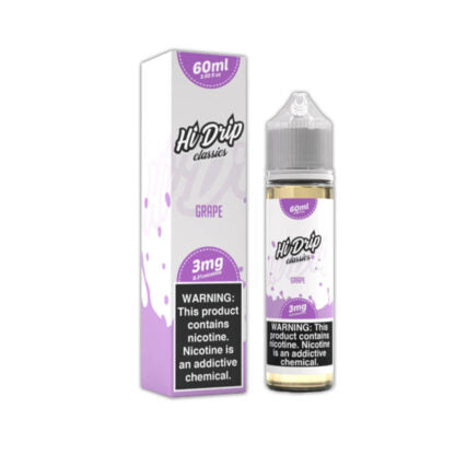 Hi Drip (LIQ FB)(60mL) *  -  Qty per pack 1 Grape 03mg