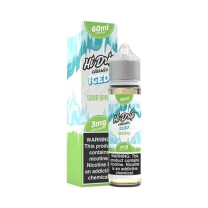 Hi Drip (LIQ FB)(60mL) *  -  Qty per pack 1 Sour Apple Iced 00mg