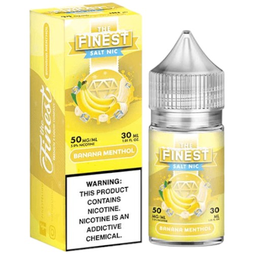 Finest (LIQ Salt)(30mL)  -  Qty per pack 1 Banana Menthol 30mg