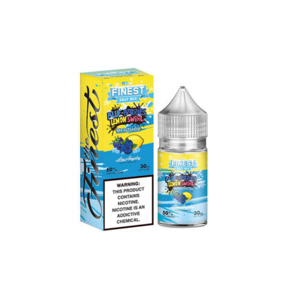 Finest (LIQ Salt)(30mL)  -  Qty per pack 1 Blueberries Lemon Swirl Menthol 30mg