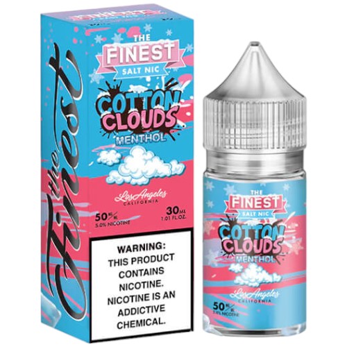 Finest (LIQ Salt)(30mL)  -  Qty per pack 1 Cotton Clouds Menthol 30mg