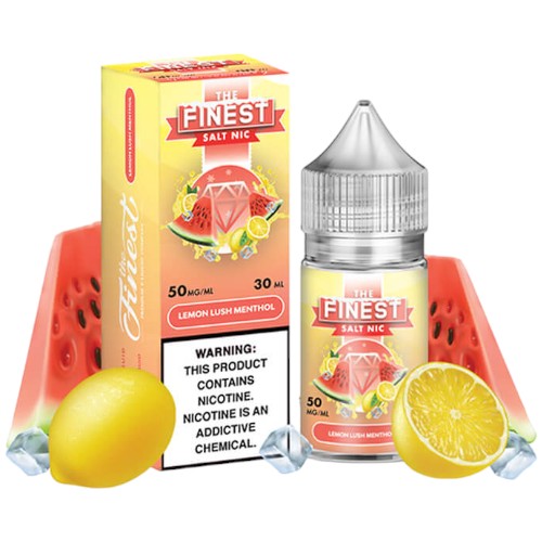 Finest (LIQ Salt)(30mL)  -  Qty per pack 1 Lemon Lush Menthol 30mg