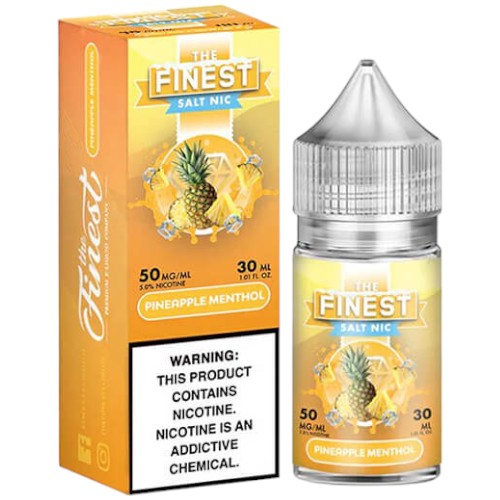 Finest (LIQ Salt)(30mL)  -  Qty per pack 1 Pineapple Menthol 30mg