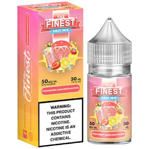 Finest (LIQ Salt)(30mL)  -  Qty per pack 1 Strawberry Lemonade Menthol 50mg