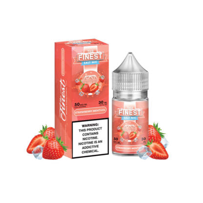 Finest (LIQ Salt)(30mL)  -  Qty per pack 1 Strawberry Menthol 30mg