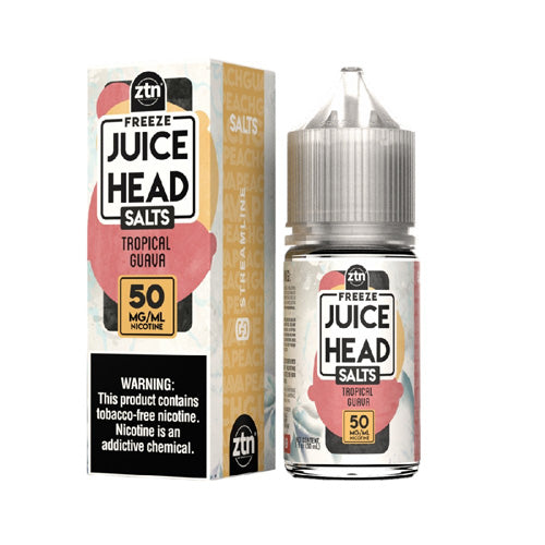 Juice Head (LIQ Salt)(30mL)  -  Qty per pack 1 Tropical Guava Freeze (Guava Peach Freeze) 35mg