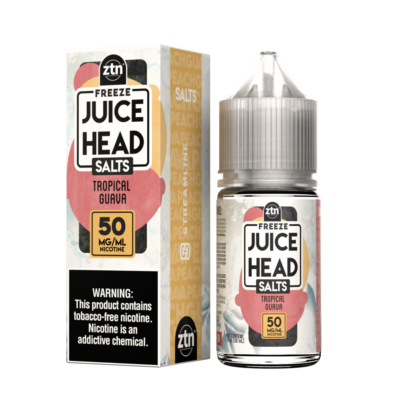 Juice Head (LIQ Salt)(30mL)  -  Qty per pack 1 Tropical Guava Freeze (Guava Peach Freeze) 35mg