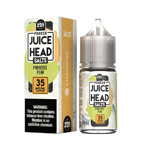 Juice Head (LIQ Salt)(30mL)  -  Qty per pack 1 Paradise Pear Freeze (Peach Pear Freeze) 35mg