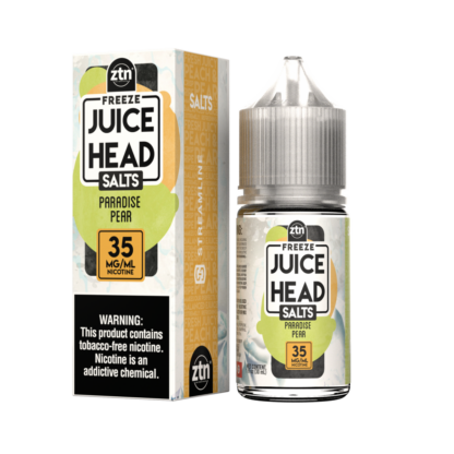 Juice Head (LIQ Salt)(30mL)  -  Qty per pack 1 Paradise Pear Freeze (Peach Pear Freeze) 35mg