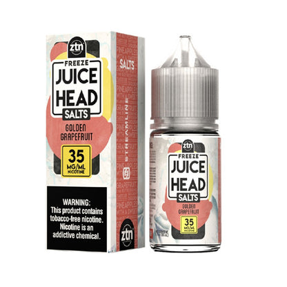 Juice Head (LIQ Salt)(30mL)  -  Qty per pack 1 Golden Grapefruit Freeze (Pineapple Grapefruit Freeze) 35mg