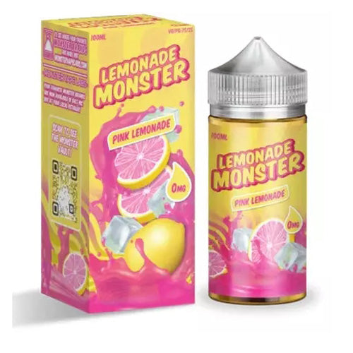 Jam Monster (LIQ FB)(100mL) Lemonade  -  Qty per pack 1 Pink Lemonade 00mg