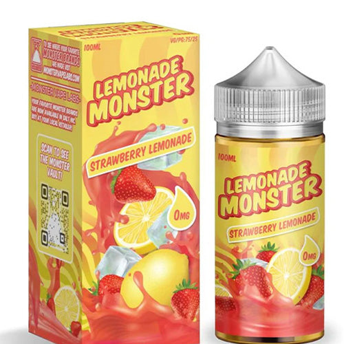 Jam Monster (LIQ FB)(100mL) Lemonade  -  Qty per pack 1 Strawberry Lemonade 00mg