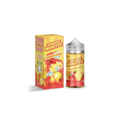 Jam Monster (LIQ FB)(100mL) Lemonade  -  Qty per pack 1 Strawberry Lemonade 00mg