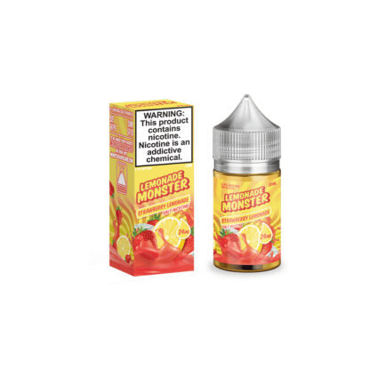 Jam Monster (LIQ Salt)(30mL) Lemonade  -  Qty per pack 1 Strawberry Lemonade 48mg