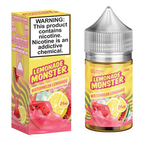 Jam Monster (LIQ Salt)(30mL) Lemonade  -  Qty per pack 1 Watermelon Lemonade 48mg