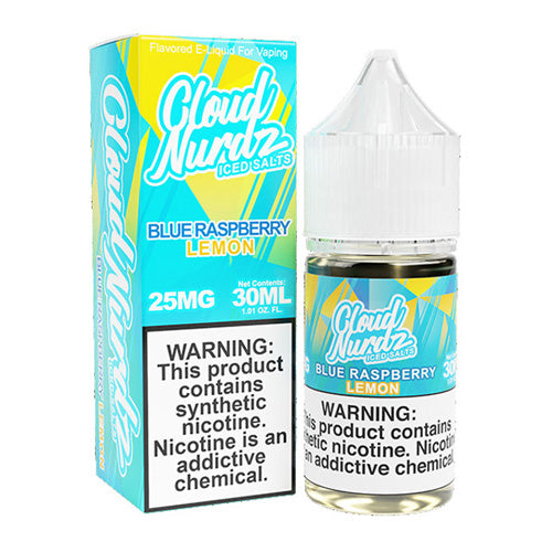 Cloud Nurdz (LIQ Salt)(30mL) TF-Nic  -  Qty per pack 1 Blue Razz Lemon Iced 25mg