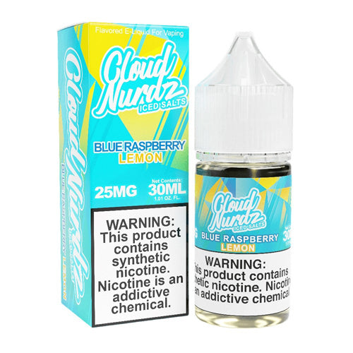 Cloud Nurdz (LIQ Salt)(30mL) TF-Nic  -  Qty per pack 1 Blue Razz Lemon Iced 50mg