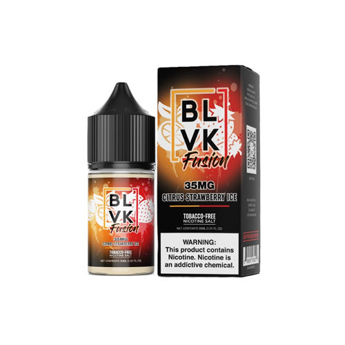 BLVK (LIQ Salt)(30mL) Fusion  -  Qty per pack 1 Citrus Strawberry Ice 35mg