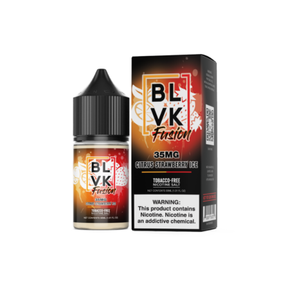 BLVK (LIQ Salt)(30mL) Fusion  -  Qty per pack 1 Citrus Strawberry Ice 35mg