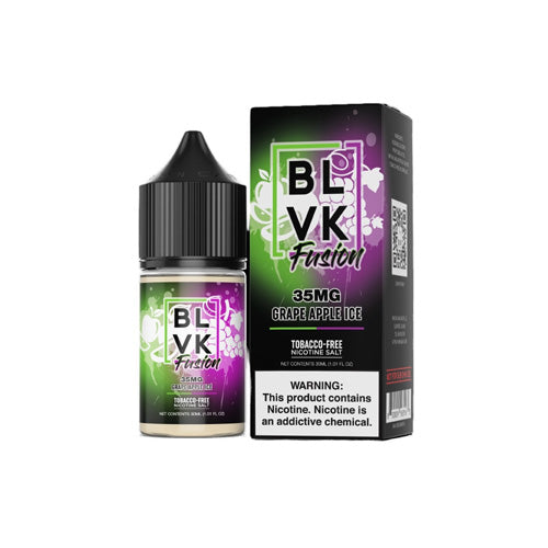 BLVK (LIQ Salt)(30mL) Fusion  -  Qty per pack 1 Grape Apple Ice 35mg