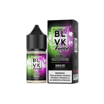 BLVK (LIQ Salt)(30mL) Fusion  -  Qty per pack 1 Grape Apple Ice 35mg