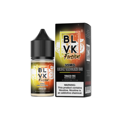 BLVK (LIQ Salt)(30mL) Fusion  -  Qty per pack 1 Lemon Tangerine Ice 35mg