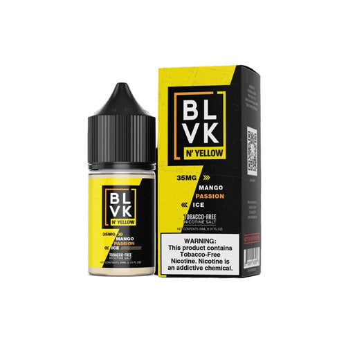 BLVK (LIQ Salt)(30mL) N' Yellow  -  Qty per pack 1 Mango Passion Ice 35mg