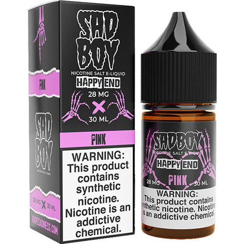 Sadboy (LIQ Salt)(30mL)  -  Qty per pack 1 Happy End Pink 28mg