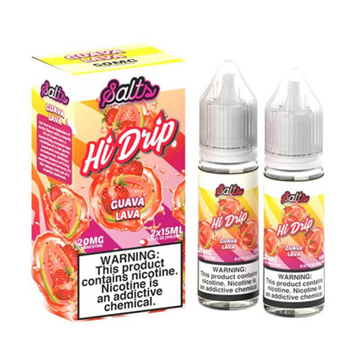 Hi Drip (LIQ Salt)(30mL; 15mL x2)  -  Qty per pack 1 Guava Lava 20mg