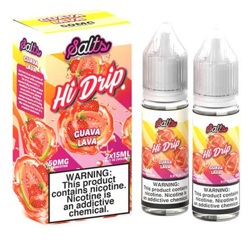 Hi Drip (LIQ Salt)(30mL; 15mL x2)  -  Qty per pack 1 Guava Lava 50mg