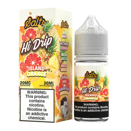 Hi Drip (LIQ Salt)(30mL; 15mL x2)  -  Qty per pack 1 Island Orange 20mg