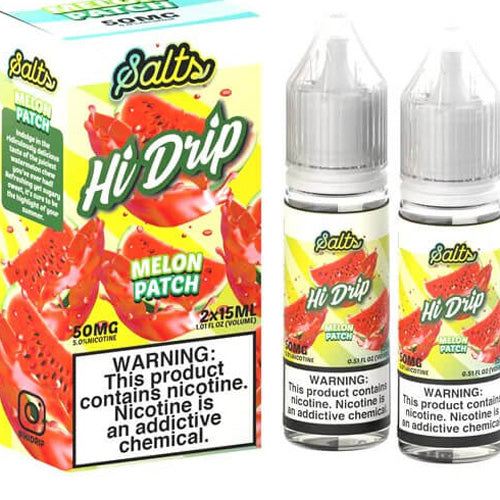 Hi Drip (LIQ Salt)(30mL; 15mL x2)  -  Qty per pack 1 Melon Patch 50mg