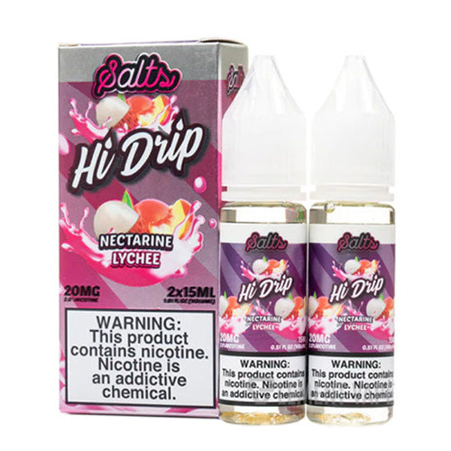 Hi Drip (LIQ Salt)(30mL; 15mL x2)  -  Qty per pack 1 Nectarine Lychee 20mg