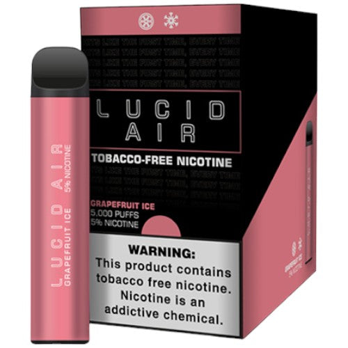 Lucid Air (Dispo) (5000Puff)(16.7m)  -  Qty per pack 10 Grapefruit Ice 50mg