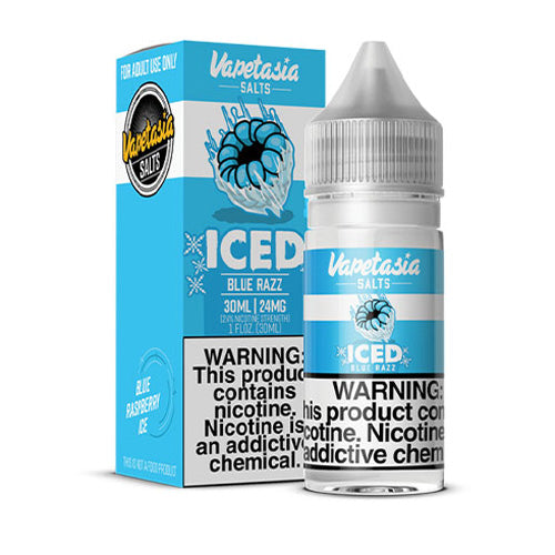 Vapetasia (LIQ Salt)(30mL) Killter Fruits TFN  -  Qty per pack 1 Blue Razz Iced 24mg