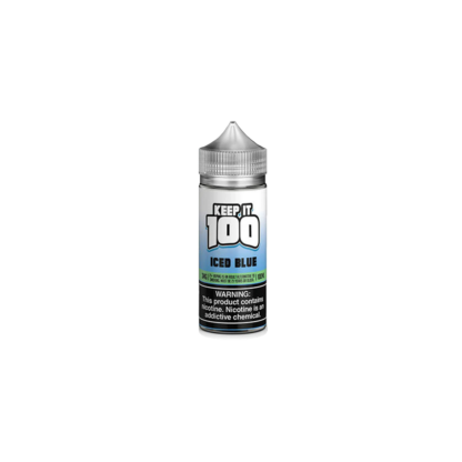 Keep It 100 (LIQ FB)(100mL) TF-Nic  -  Qty per pack 1 Iced Blue 06mg