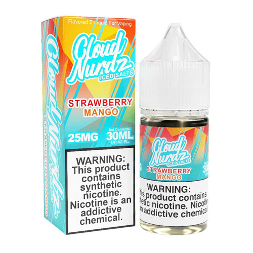 Cloud Nurdz (LIQ Salt)(30mL) TF-Nic  -  Qty per pack 1 Strawberry Mango Iced 50mg