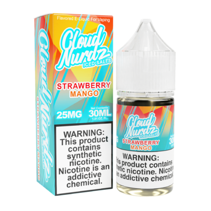 Cloud Nurdz (LIQ Salt)(30mL) TF-Nic  -  Qty per pack 1 Strawberry Mango Iced 50mg