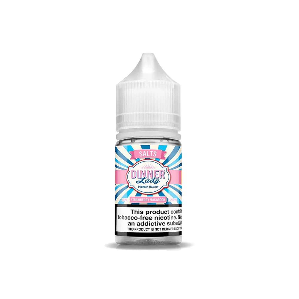 Dinner Lady (LIQ Salt)(30mL) TF-Nic  -  Qty per pack 1 Strawberry Macaroon 25mg