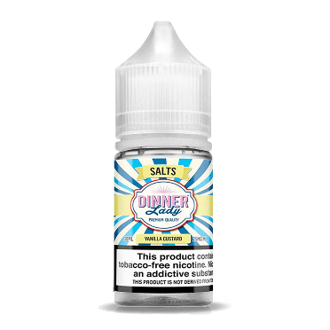 Dinner Lady (LIQ Salt)(30mL) TF-Nic  -  Qty per pack 1 Vanilla Custard 25mg