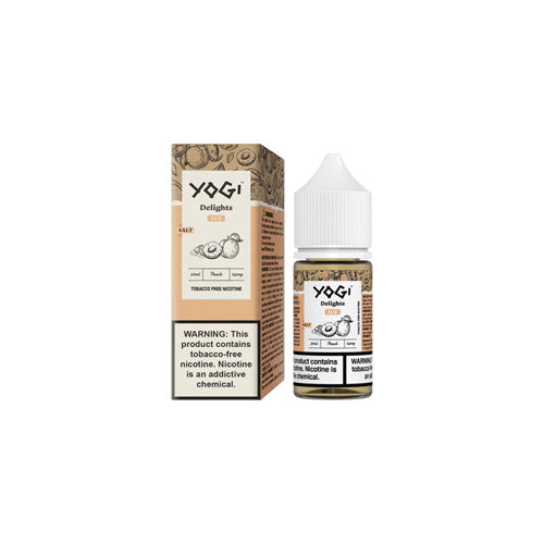 Yogi (LIQ Salt)(30mL) Delights TF-Nic  -  Qty per pack 1 Peach Ice 24mg