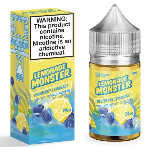 Jam Monster (LIQ Salt)(30mL) Lemonade  -  Qty per pack 1 Blueberry Lemonade 24mg