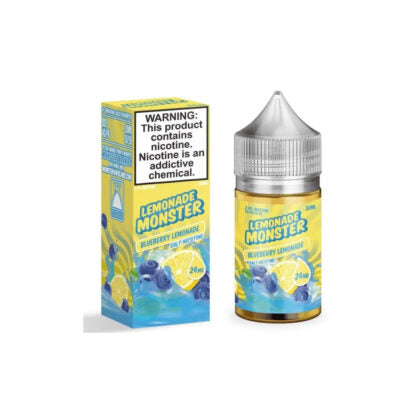 Jam Monster (LIQ Salt)(30mL) Lemonade  -  Qty per pack 1 Blueberry Lemonade 24mg